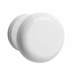 Patère Murale à Une Tête Rossignol Util - Blanc - Diamètre 60 Mm