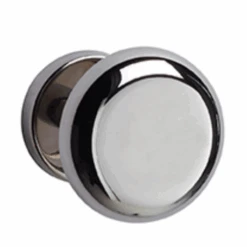 Patère Murale à Une Tête Rossignol Util - Chromé - Diamètre 60 Mm