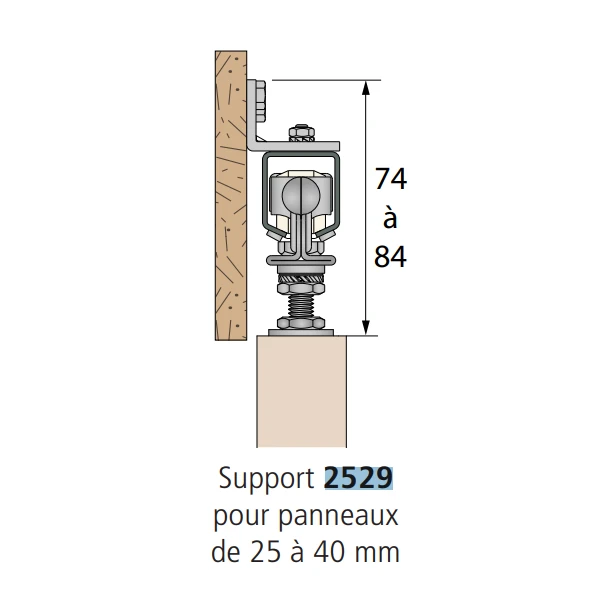 Support équerre Renforcé Mantion 2529 Pour Rails 2525 Et MA80A 4 Support équerre Renforcé Mantion 2529 Pour Rails 2525 Et MA80A – Image 4