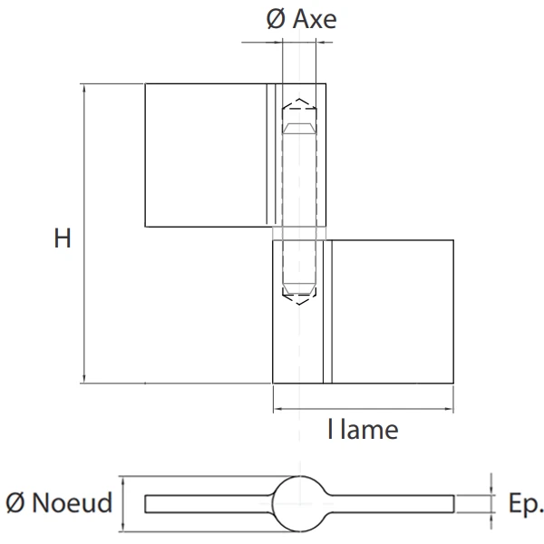 Paumelle De Grille Profilée Clémenson Axe Acier Brut 100 Mm X 55 Mm 1 Paumelle De Grille Profilée Clémenson Axe Acier Brut 100 Mm X 55 Mm