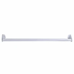 Mottez Barre Penderie Réglable 98-180 Cm Avec 2 Crochets - Blanc