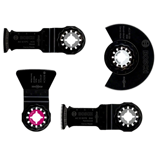 4 Lames Bosch Starlock Menuiserie Travaux Du Sol Outil Multifonction 1 4 Lames Bosch Starlock Menuiserie Travaux Du Sol Outil Multifonction