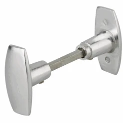 Poignée En Bouton Double Thirard - Alliage Poli - Carré 6 Mm