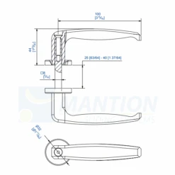 Poignée Béquille Double Mantion 1295 En Zamak Noir - Tube De 25 à 40 Mm 3 Poignée Béquille Double Mantion 1295 En Zamak Noir - Tube De 25 à 40 Mm -Meilleur Outillage Magasin poignee bequille double mantion 1295 2
