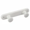 Porte Manteaux à 2 Têtes Mottez - Longueur 26,5 Cm - Bois Blanc
