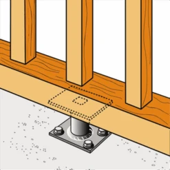 Petit Pied De Poteau Hauteur 80 Mm Simpson Strong-Tie PPMINI80 11 Petit Pied De Poteau Hauteur 80 Mm Simpson Strong-Tie PPMINI80 -Meilleur Outillage Magasin ppminimes 525135