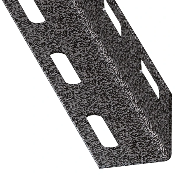 Cornière égale Perforée Acier Laminé Froid Gris Martelé 38 X 38 Mm1 M 1 Cornière égale Perforée Acier Laminé Froid Gris Martelé 38 X 38 Mm1 M