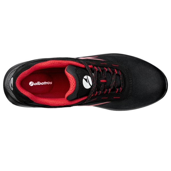 Chaussure Sécurité Basse S3 SRC Grid Low Albatros Noir Et Rouge T37 2 Chaussure Sécurité Basse S3 SRC Grid Low Albatros Noir Et Rouge T37 – Image 2