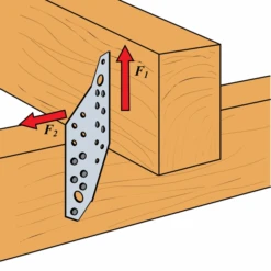 Patte De Solivage Trapézoïdale Droite Simpson Strong-Tie PSTD180/30/1,5 -Meilleur Outillage Magasin pst situation1 2 jpg
