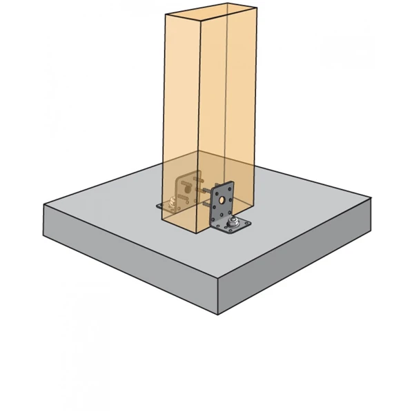 Équerre Renforcée E17 75x150x50 Mm Simpson Strong-Tie E17/2 1 Équerre Renforcée E17 75x150x50 Mm Simpson Strong-Tie E17/2