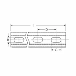 Rail De Montage Profil C Prégalvanisé Trous Oblongs Erico 41x21 Mm 3 M -Meilleur Outillage Magasin rail montage profil c pregalvanise avec trous oblongs erico 41 21mm 3