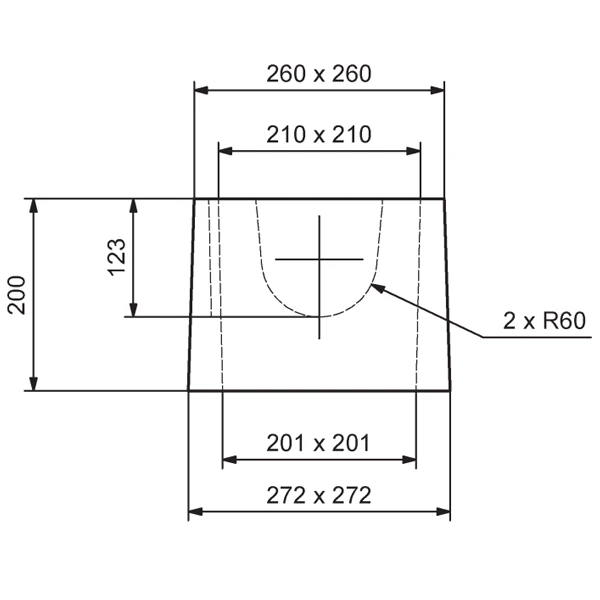 Rehausse En Béton Pour Boîte Pluviale RBA - 20x20 CM - Hauteur 20 CM 2 Rehausse En Béton Pour Boîte Pluviale RBA - 20x20 CM - Hauteur 20 CM – Image 2
