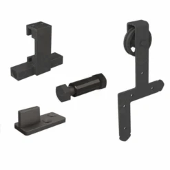 Système Coulissant Droit Fer ROCDESIGN TYPE D Porte Bois Mantion RD-D-B