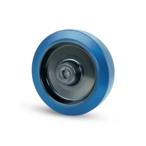 Roue Seule Pour Roulette Elastique Bleu - 160 Mm - Capacité 300 Kg 1 Roue Seule Pour Roulette Elastique Bleu - 160 Mm - Capacité 300 Kg