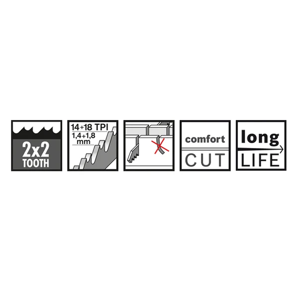 Lame Scie Sabre Métal Bosch S927BEF Heavy Metal - 150x25x0,9mm - Lot X 5 2 Lame Scie Sabre Métal Bosch S927BEF Heavy Metal - 150x25x0,9mm - Lot X 5 – Image 2