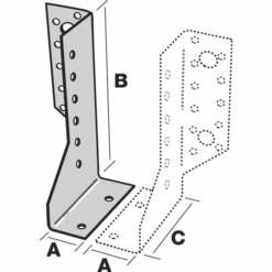 Sabot Deux éléments Droit Largeur 30 Mm Simpson Strong-Tie SDED340/30 10 Sabot Deux éléments Droit Largeur 30 Mm Simpson Strong-Tie SDED340/30 -Meilleur Outillage Magasin sabot de charpente ajustable en largeur sde droite gauche simpson strong tie square 1000x1000 3