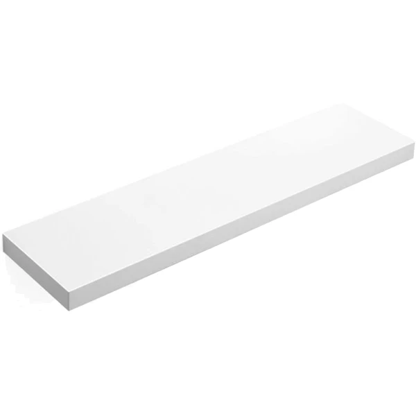 Mottez Tablette Murale épaisse En Hêtre Laqué Blanc - 80 X 25 Cm 1 Mottez Tablette Murale épaisse En Hêtre Laqué Blanc - 80 X 25 Cm