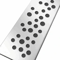 Grille Inox à Bulles Pour Caniveaux Docia 990 Mm - Largeur 50 Mm - Longueur 945 Mm