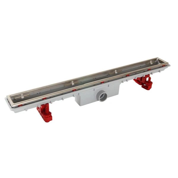 Caniveau De Douche Docia Pour Grille 50 Mm - Sans Grille - ø Femelle 40 Mm - 95 X 990 Mm 1 Caniveau De Douche Docia Pour Grille 50 Mm - Sans Grille - ø Femelle 40 Mm - 95 X 990 Mm