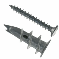 Fischer Cheville Métallique GKM-S Pour Plaques De Plâtre - Avec Vis Tête Bombée - 4,5 X 50 Mm - Boîte De 30