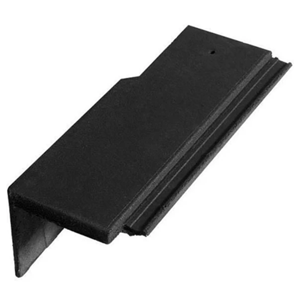 Demi-tuile De Rive Universelle Gauche En Béton - Nobilee - Graphite - 42 X 14.5 Cm 1 Demi-tuile De Rive Universelle Gauche En Béton - Nobilee - Graphite - 42 X 14.5 Cm