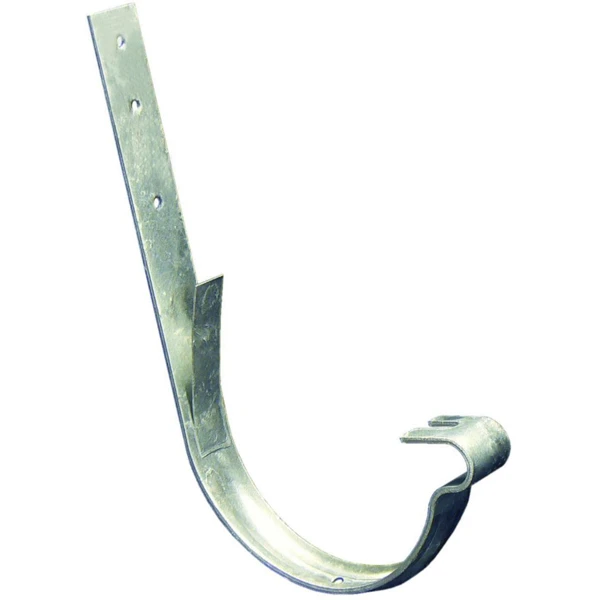 Crochet Pour Gouttières 1/2 Rondes Rouen - Feuillard 25x2.5mm - Tige Droite 25 Mm 1 Crochet Pour Gouttières 1/2 Rondes Rouen - Feuillard 25x2.5mm - Tige Droite 25 Mm