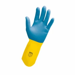 Gants Réutilisables En Latex Bleu Et Jaune - Taille S SPE SP9/131700