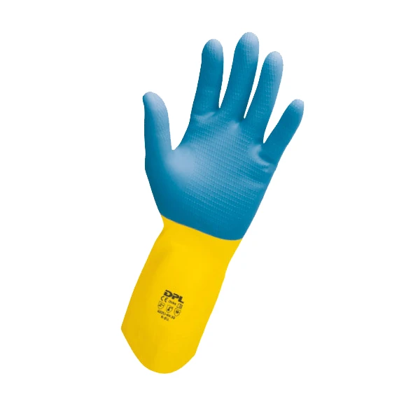 Gants Réutilisables En Latex Bleu Et Jaune - Taille S SPE SP9/131700 1 Gants Réutilisables En Latex Bleu Et Jaune - Taille S SPE SP9/131700
