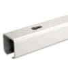 Rail En Aluminium De Section 26 X 25 Mm Percé Et Fraisé Tous Les 110 Mm - Longueur 1,85 M
