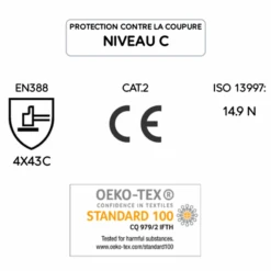 Gant Anti-coupure Milieux Secs Et Peu Salissants - Risque Modéré - Krytech 610 Mapa - Taille 10 34610010 -Meilleur Outillage Magasin sans titre 101