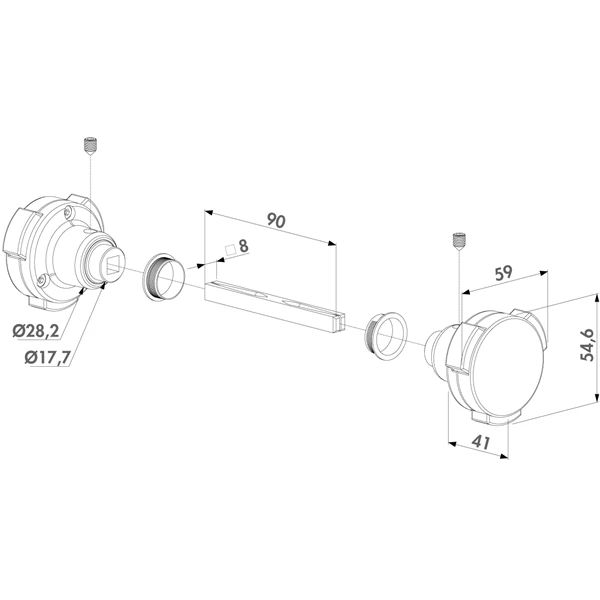 Bouton De Sécurité Pour Portillon De Piscine Locinox 3006WSI KIDLOC 2 Bouton De Sécurité Pour Portillon De Piscine Locinox 3006WSI KIDLOC – Image 2
