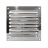 Grille D'aération à Persiennes Intérieur Extérieur 150 X150 Mm Inox