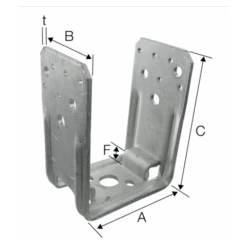 Embase De Poteau En U EMBU 141 X 106 X 70 Mm Simpson-Strong-Tie PU140-B 7 Embase De Poteau En U EMBU 141 X 106 X 70 Mm Simpson-Strong-Tie PU140-B -Meilleur Outillage Magasin sans titre 45