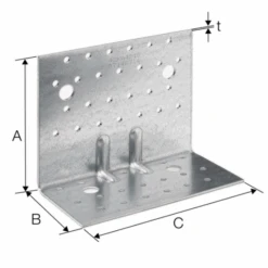 Équerre Renforcée Simpson Strong-Tie AG922 Dimension 151x 121 X 79 X 2.5mm 4 Équerre Renforcée Simpson Strong-Tie AG922 Dimension 151x 121 X 79 X 2.5mm -Meilleur Outillage Magasin sans titre 47