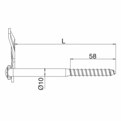 Tourniquet Marseillais à Visser Torbel - Acier Zingué Blanc 110 Mm -Meilleur Outillage Magasin schema 6