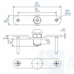Kit De Clipsage Mantion 9142 Système Opentec FW75 - Panneau 50 Kg Max