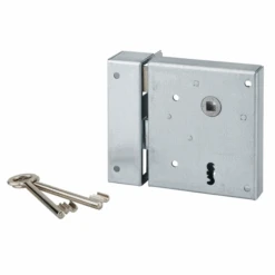 Serrure En Applique Tirant Thirard Alsace - Gauche - 2 Clés