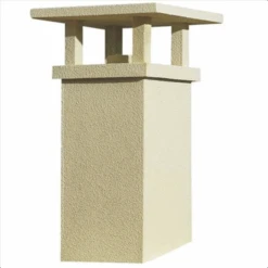 Sortie De Toit TRADINOV Carrée TCP 100 Pente 90 à 103 % - Ht Arrière : 0,90 M