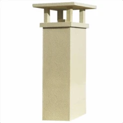 Sortie De Toit TRADINOV Carrée TCP 30 Pente 20 à 39 % - Ht Arrière : 0,96 M