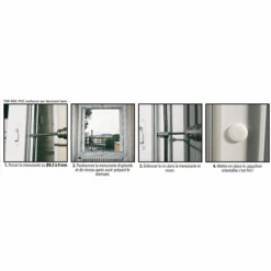 Vis Sans Tête Menuiseries PVC Filet 33mm 6 X 80mm Acier Trempé X100 -Meilleur Outillage Magasin top roc pvc