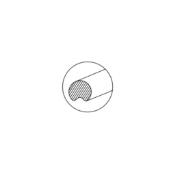 Tringle Acier Zingué Espagnolette Volet Ø14 Mm Torbel 2m Zinc Blanc