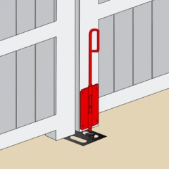 Verrou Baïonnette De Sol 16 Mm X 600 Mm Acier Zingué Blanc Haute Qualité -Meilleur Outillage Magasin verrou baionnette montage