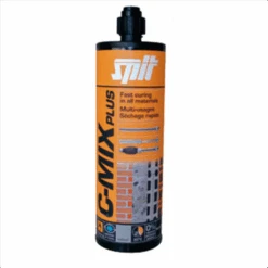 Cartouche Scellement Chimique C MIX Plus Spit Pierre 380 Ml + 2 Buses