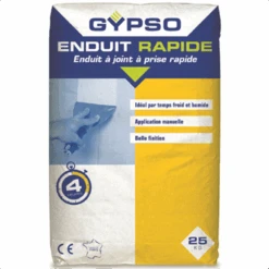 Enduit à Joint à Prise Rapide 4h Gypso - Sac De 25 KG