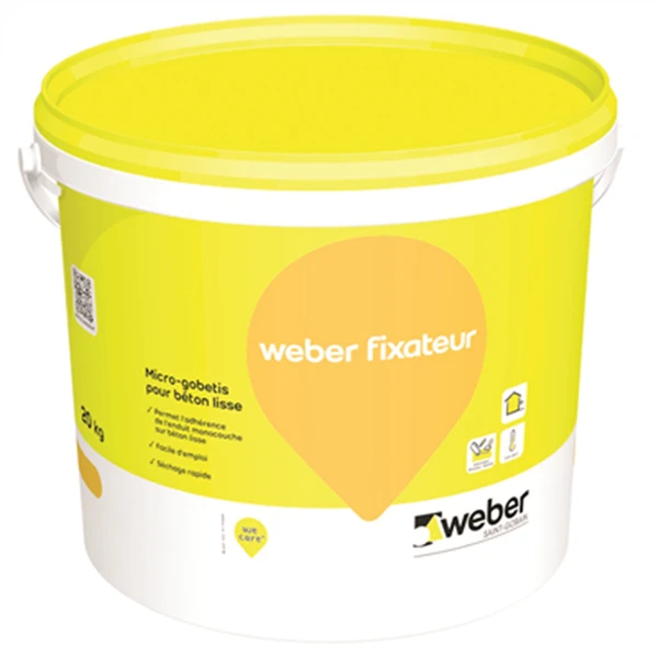Micro-gobetis Pour Béton Lisse Weber Fixateur 1 Micro-gobetis Pour Béton Lisse Weber Fixateur