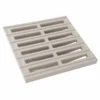 Grille Pour Collecte Des Eaux De Ruissellement - Nicoll - Gris Clair - 250 X 250 Mm