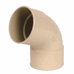 Coude Femelle/femelle Nicoll Pour Tube De Descente - Angle 67°30 - Diamètre 100 Mm - Techtan Sable
