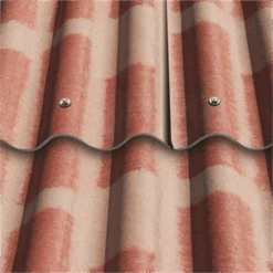 Plaque Ondulée à 5 Ondes - Coloragri FR PO5 - Standard Flammée - 1.52 X 0.92 MM