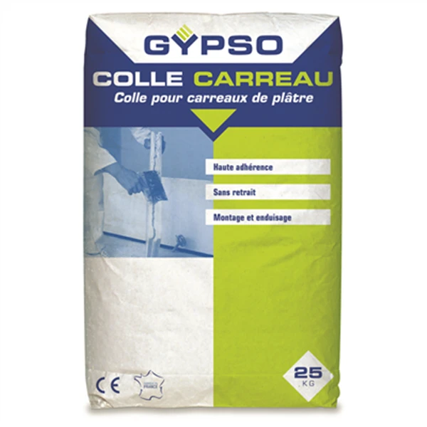 Colle Pour Carreaux De Plâtre Haute Adhérence - Gypso - Sac De 25 Kg 2 Colle Pour Carreaux De Plâtre Haute Adhérence - Gypso - Sac De 25 Kg – Image 2