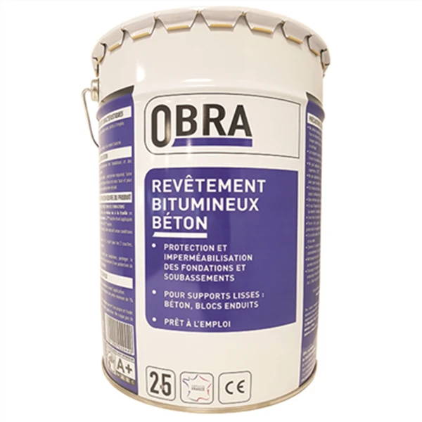 Revêtement Bitumineux Béton Obra Seau De 25 Kg 1 Revêtement Bitumineux Béton Obra Seau De 25 Kg